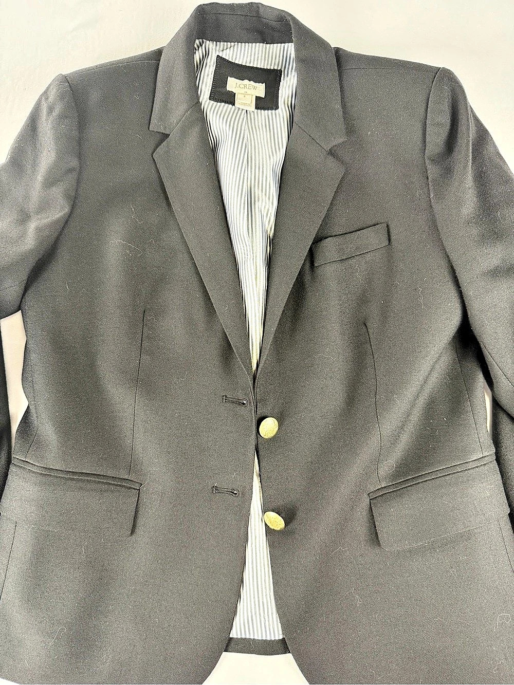 J.Crew Women's Blazer in Black Size 6 Like New Classic and Classy
